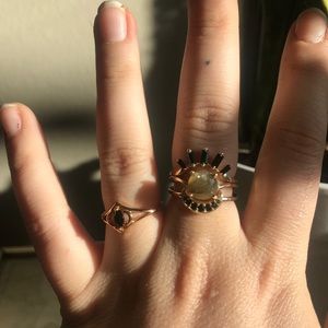 ▪️REGAL ROSE ELYSIAN ▪️Labradorite and 18k Gold